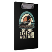 Dommige Canadese Wolf Vogel Klembord (Rechts)