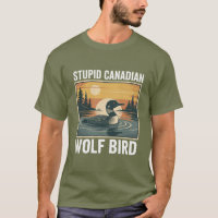 Dommige Canadese Wolf Vogel Sarcastisch Dier