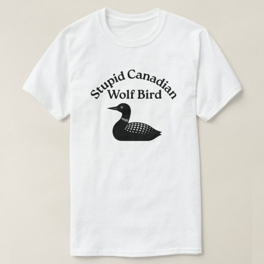 Dommige Canadese wolf vogel - verhitte rivaliteit T-shirt (Design voorkant)