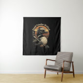 Dommige Canadese Wolf Vogel Wandkleed (In situ)