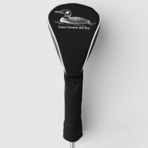 Dommige Canadese Wolfvogel Grappig Canada Cadeau L Golfheadcover