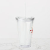 Dommige Cupido Hart Met Pijlen Grappig Sarcasme Acryl Drinkbeker (Rechts)