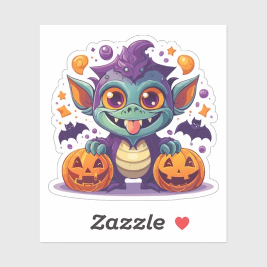 Dommige Halloween Monster Sticker (Vel)