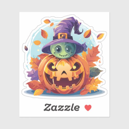 Dommige Halloween Monster Sticker (Vel)