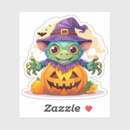 Dommige Halloween-monstrum Sticker