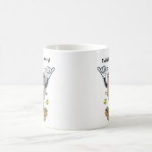 Dommige koffie en angst koffiemok (Center)