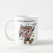 Dommige koffie en angst koffiemok (Links)