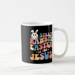 Dommige Konijn Pasen Is Voor Jezus Schattig Konijn Koffiemok