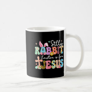 Dommige konijn Pasen is voor Jezus schattig konijn Koffiemok