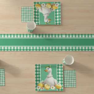 Dommige Witte Gans Papieren Bordje
