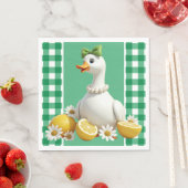 Dommige Witte Gans Servet (Insitu)