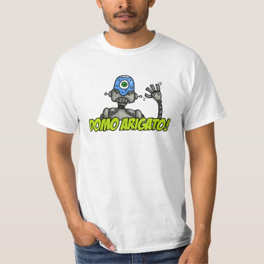 domo arigato ( de heer domo arigato ) roboto) t-shirt (Voorkant)