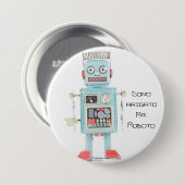 Domo arigato de heer Roboto Ronde Button 7,6 Cm (Voorkant /achterkant)