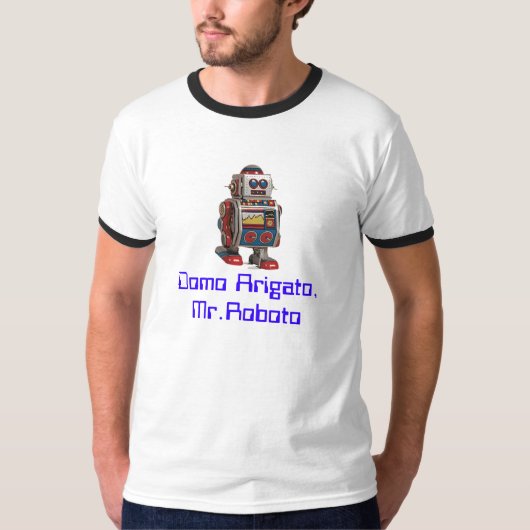 Domo Arigato, de heer Roboto T-shirt (Voorkant)