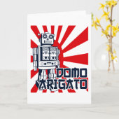 Domo Arigato Kaart (Gele Bloem)