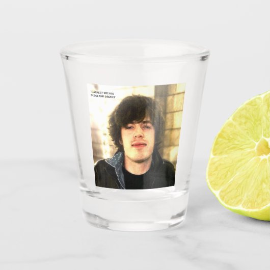 Domp en Kwijl Shot Glas (Voorkant)