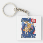 Domp en Trumper  Sleutelhanger (voorkant)