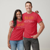Dompel je lees passie meisje t-shirt (Unisex)