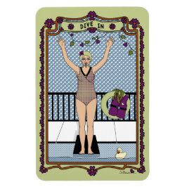 Dompel je onder_A_4x6 koelkastmagneet Magneet