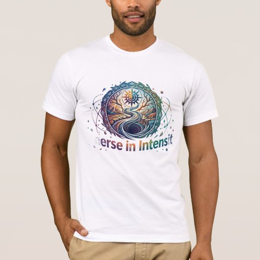 Dompel jezelf onder in Intensiteit – T-shirt met k (Voorkant)