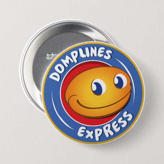 Domplines Express - BUTTON (Voorkant /achterkant)