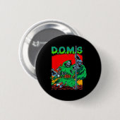 Doms Funny Spier Gym Gewichtheffen Bodybuilding F Ronde Button 5,7 Cm (Voorkant /achterkant)