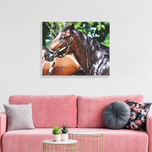 Dom's Pizza Empire Canvas Afdruk (Insitu (Woonkamer))