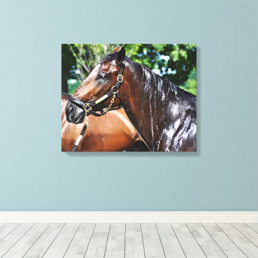 Dom's Pizza Empire Canvas Afdruk (Insitu (Houten vloer))