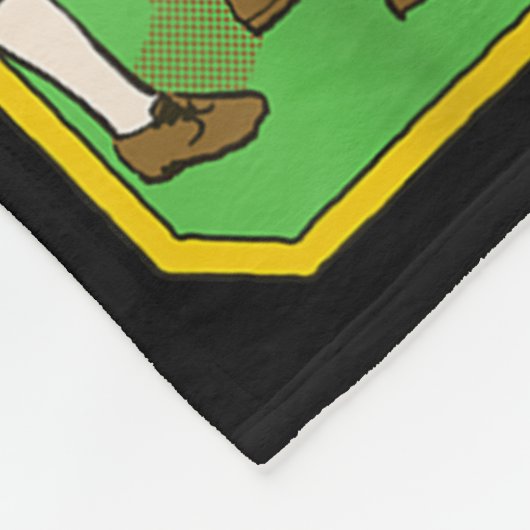 Don't Praat Met Vreemdelingen Alien UFO Retro  Fleece Deken (Hoek)