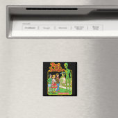 Don&#39;t Praat Met Vreemdelingen Alien UFO Retro  Magneet (Insitu (Vaatwasser))