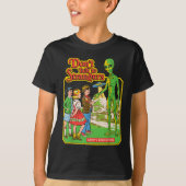 Don't Praat Met Vreemdelingen Alien UFO Retro T-shirt (Voorkant)