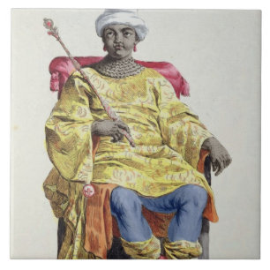 Don Alvares, Koningin, uit de Receuil des Receuil Tegeltje
