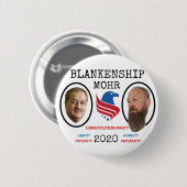 Don Blankenship for President 2020 Ronde Button 5,7 Cm (Voorkant /achterkant)