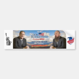 Don Blankenship/William Mohr 2020 Bumpersticker