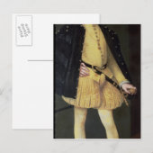 Don Carlos , zoon van koning Philip II van Spanje Briefkaart (Voorkant / Achterkant)