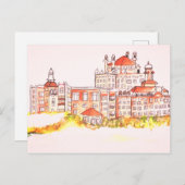 Don Cesar Beach resort waterverf briefkaart (Voorkant / Achterkant)