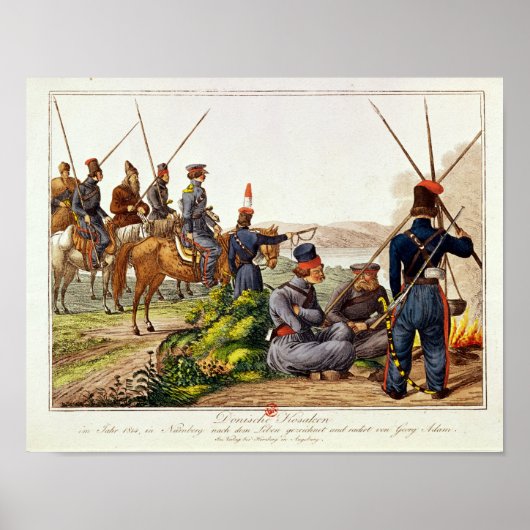 Don Cossacks in 1814 Poster (Voorkant)