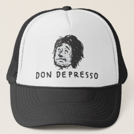 Don Depresso Logo (miniatuurzijde + naam) Trucker Pet