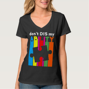 Don Dis My Ability Autisme Bewustheid T-shirt