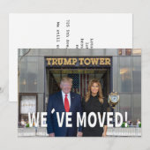 Don en Mel: We zijn verhuisd. Feestdagenkaart (Voorkant / Achterkant)