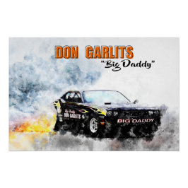 Don Garlits Swamp Rat XXXVI Perfect Poster
