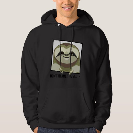 Don geeft de luiaard de schuld hoodie (Voorkant)