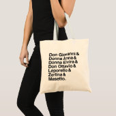 Don Giovanni cast van personage tas (Voorkant (product))