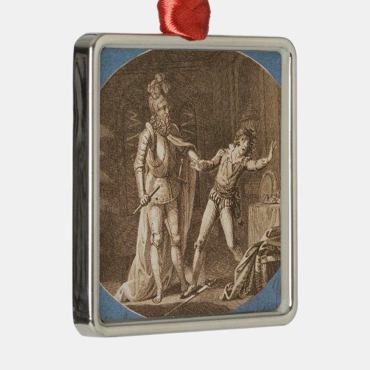Don Giovanni en het standbeeld van de Commandant Metalen Ornament (Rechts)