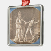 Don Giovanni en het standbeeld van de Commandant Metalen Ornament (Links)