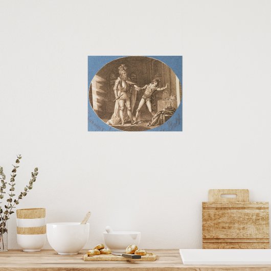 Don Giovanni en het standbeeld van de Commandant Poster (Keuken)