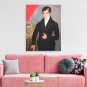 Don Jose Cecilio del Valle Canvas Afdruk (Insitu (Woonkamer))