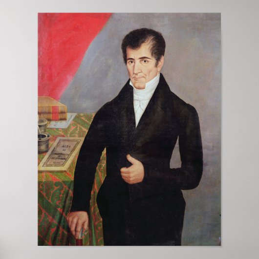 Don Jose Cecilio del Valle Poster (Voorkant)
