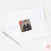 Don Jose Cecilio del Valle Vierkante Sticker (Envelop)