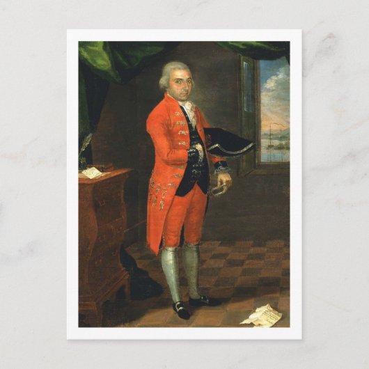 Don José Mas Ferrer–José Campeche Briefkaart (Voorkant)